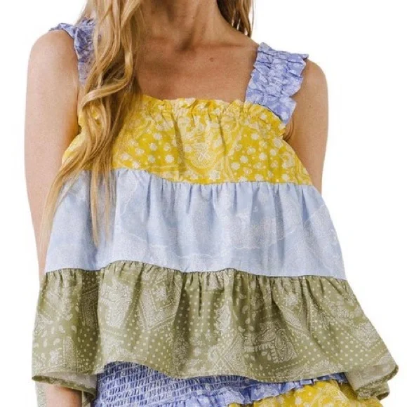 English Factory Top (Saks) - Picture 1 of 8